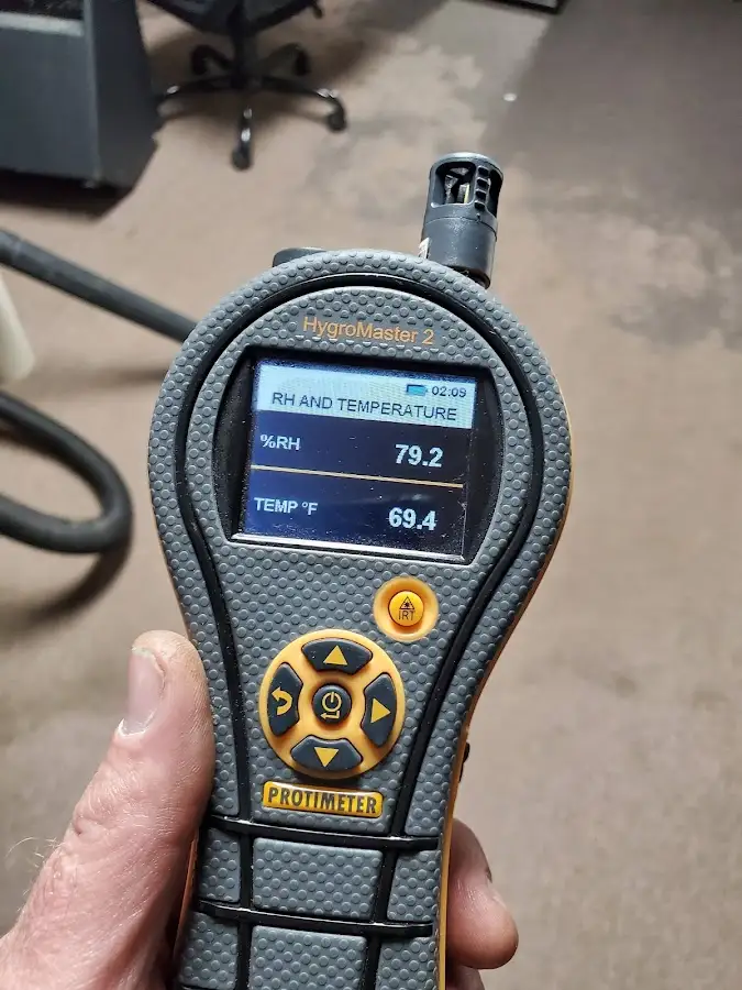 Moisture meter humidity assessment for Fire & Smoke Damage Restoration in Cairo